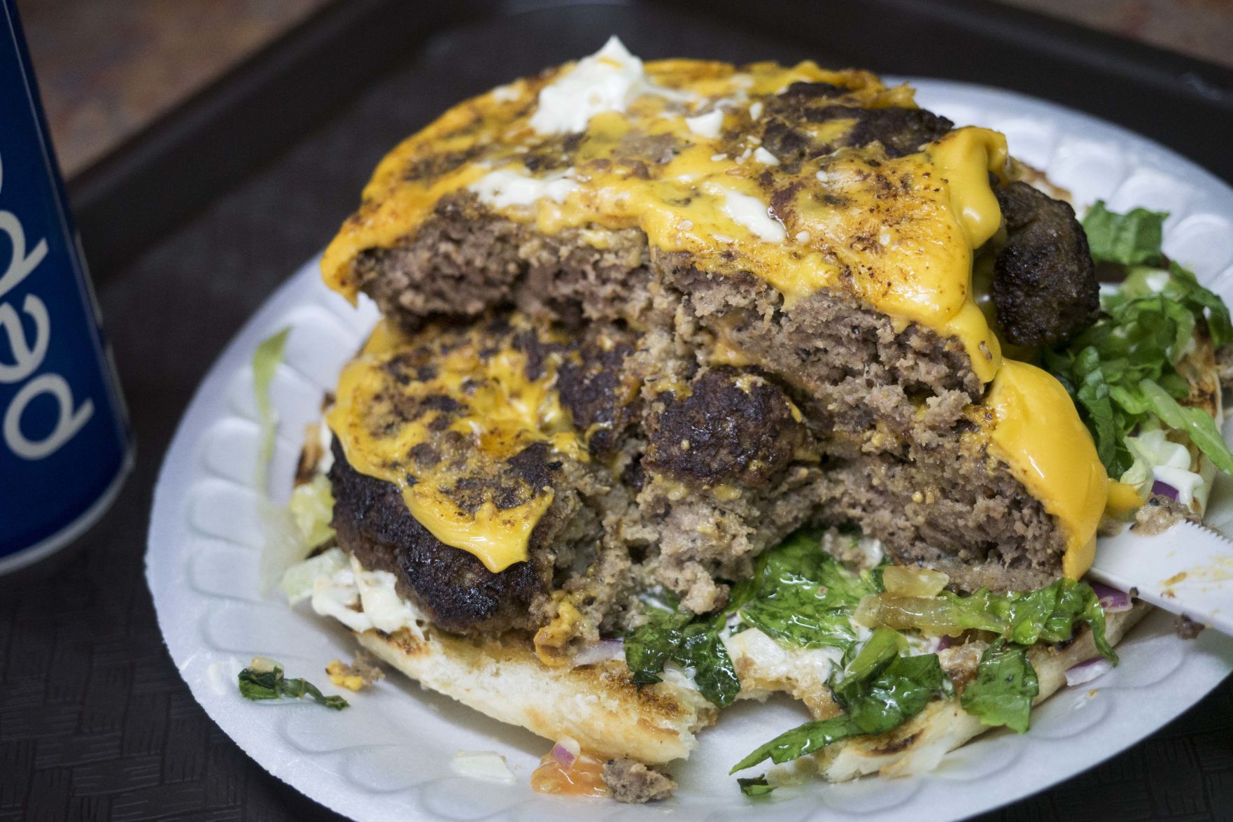 Beat the burger or bite the dust